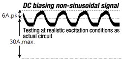 DC biasing non-sinusoidal signal
